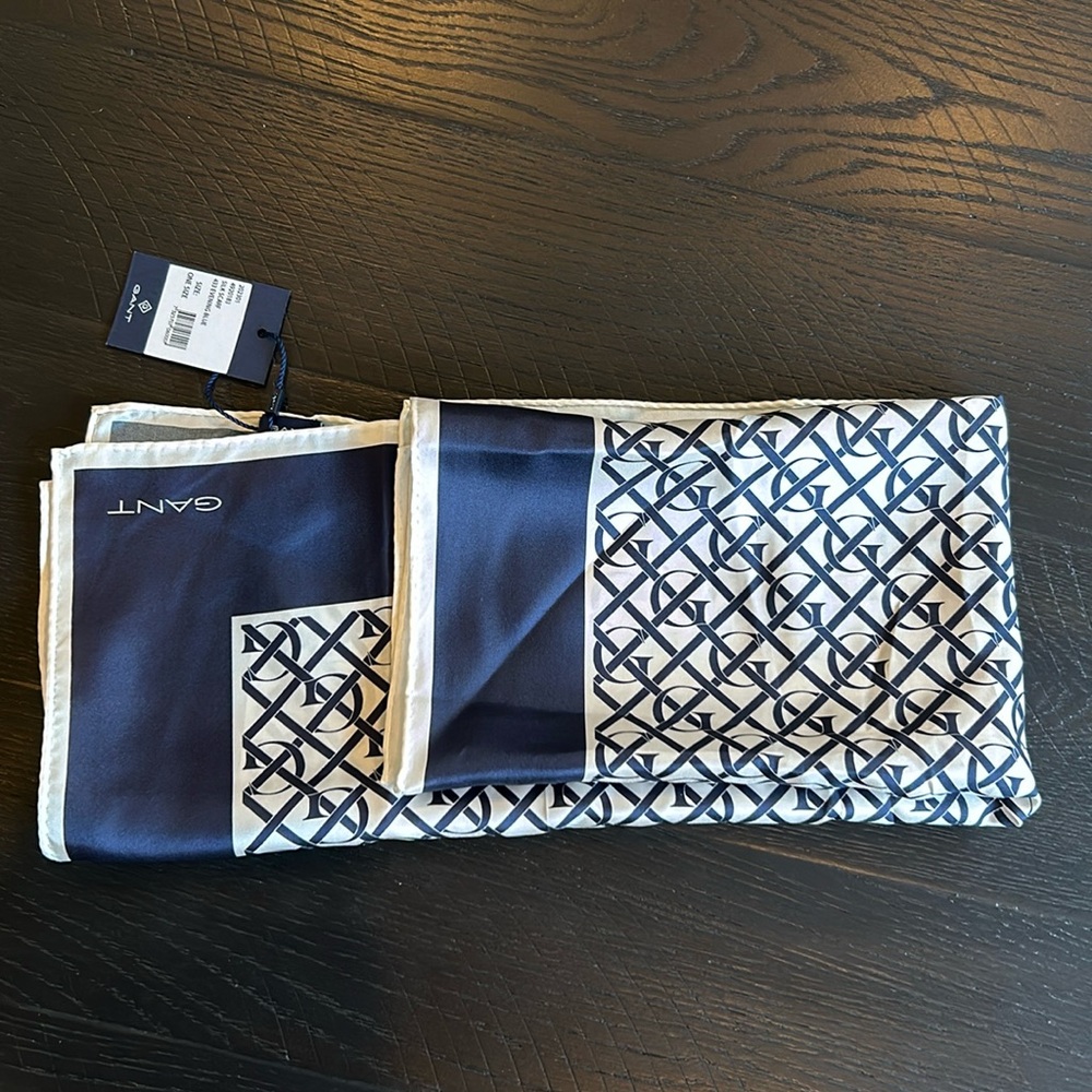 NWT Gant Silk Scarf